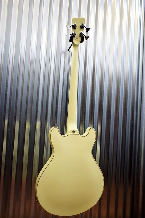 Warwick Rockbass Star Bass 4 String Semi Hollow Bass Cream White Blemish #1514