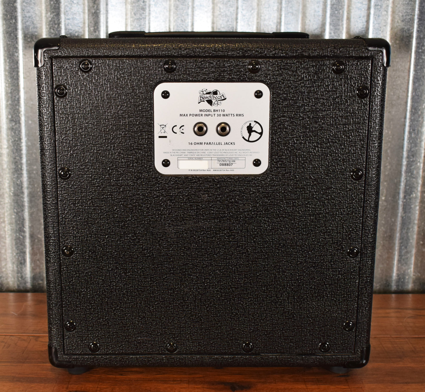 Blackheart Little Giant BH5H 5 Watt Tube Guitar Amplifier Head & BH110 Cabinet Used