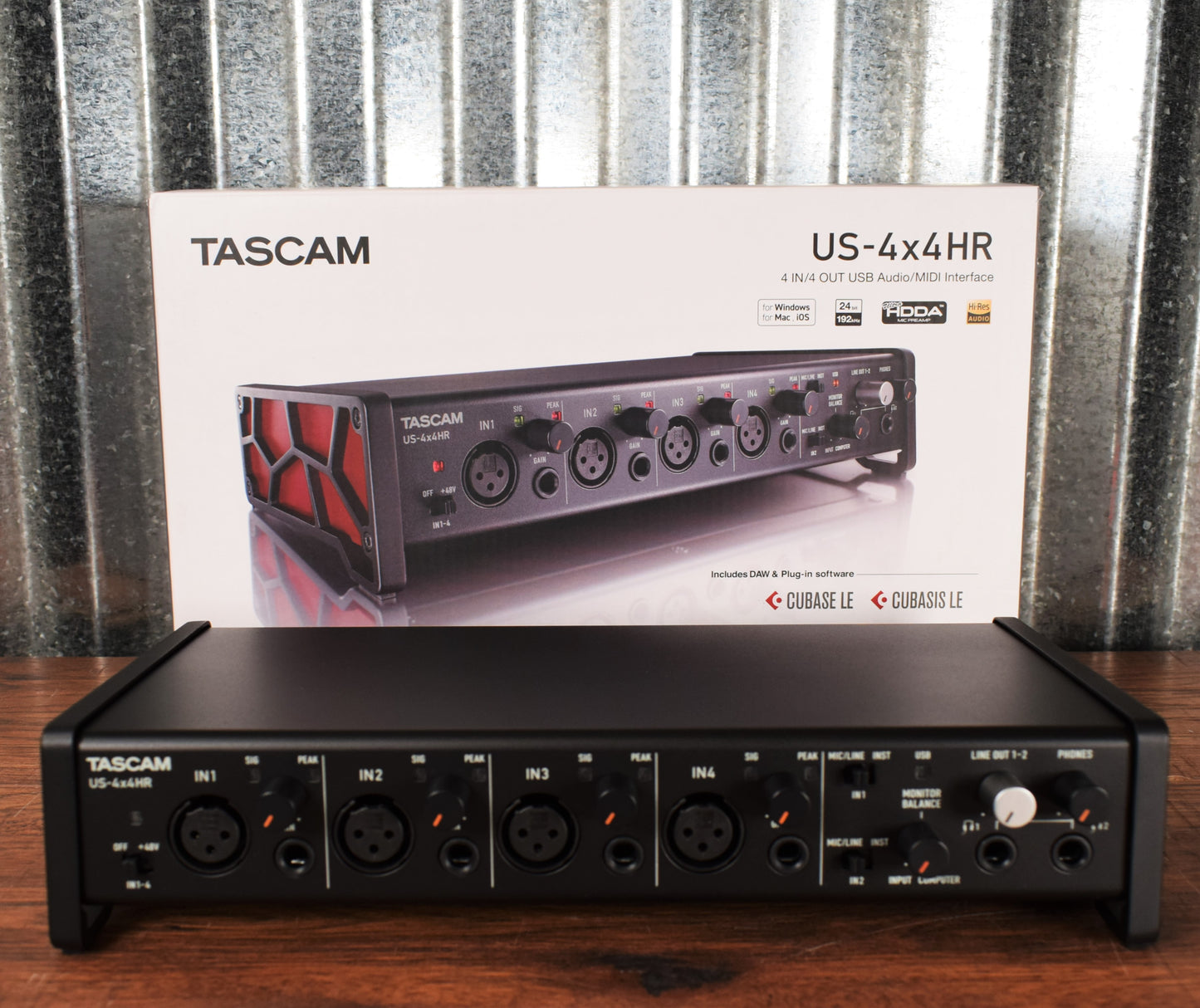 Tascam US-4X4HR 4x4 USB Audio & Midi Recording Interface