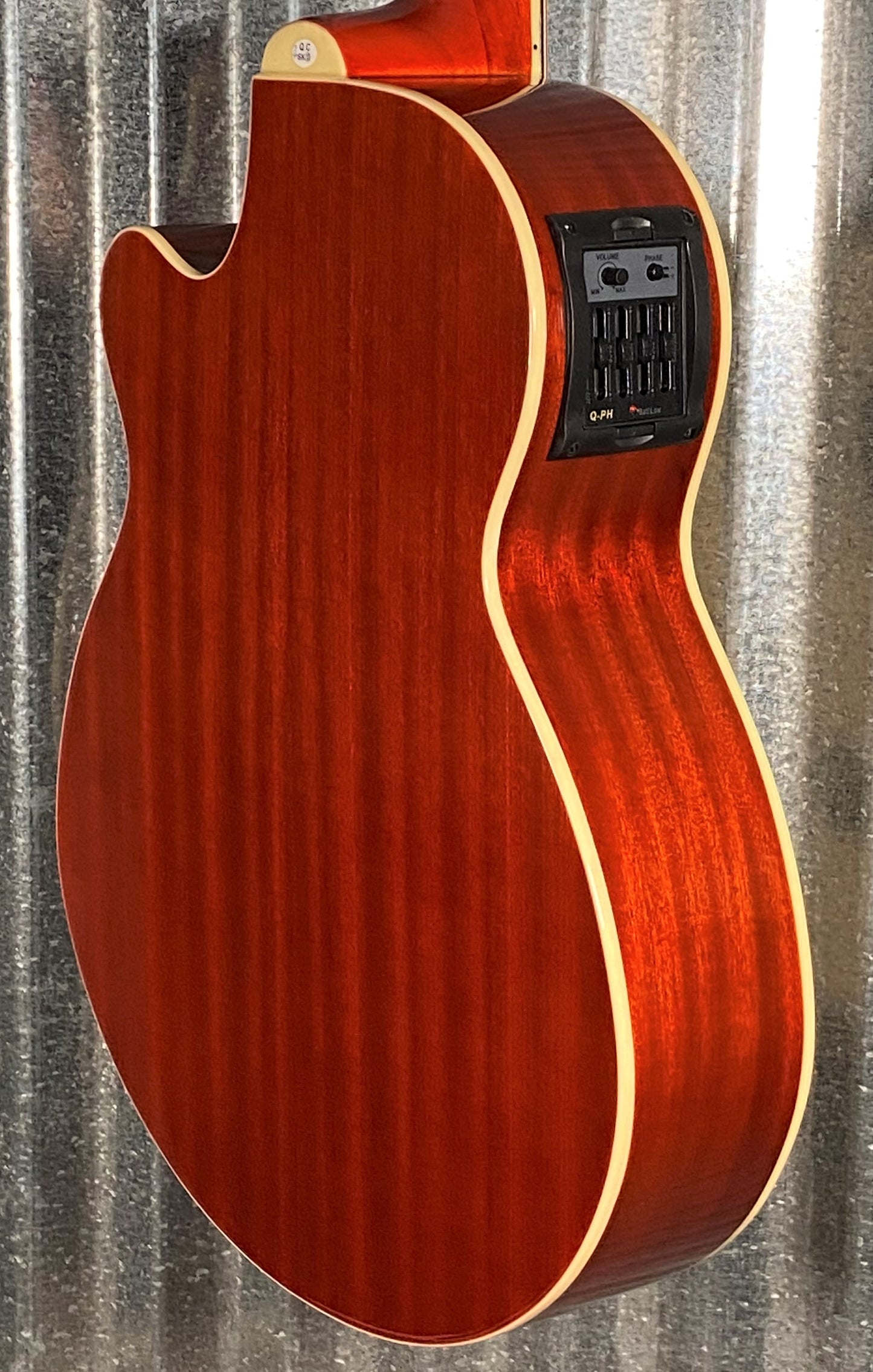 Washburn AB-5K Acoustic Electric Bass Natural & Bag AB5K-A-U #3858