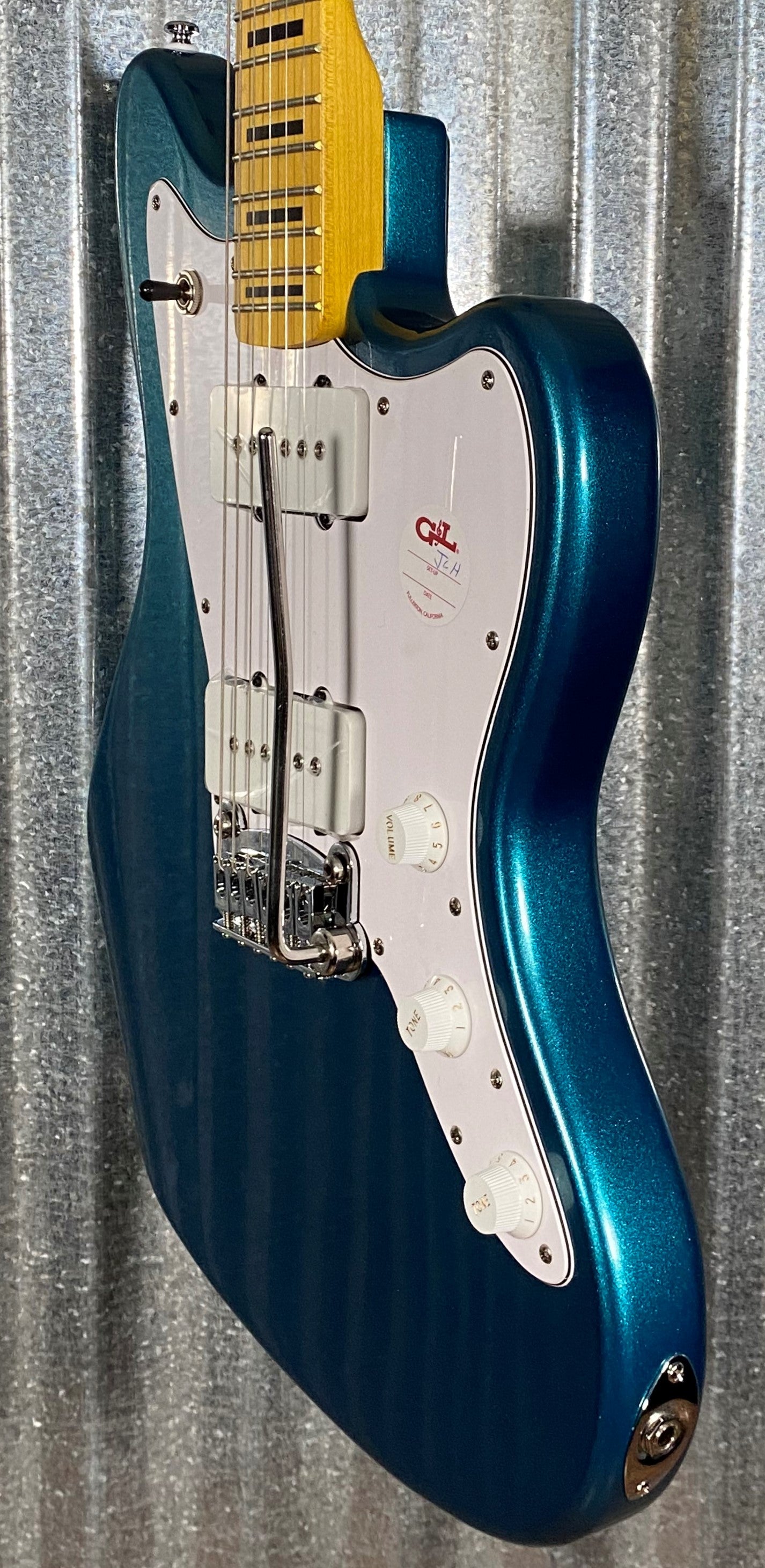 G&L Tribute Doheny Emerald Blue Guitar Blem #5386