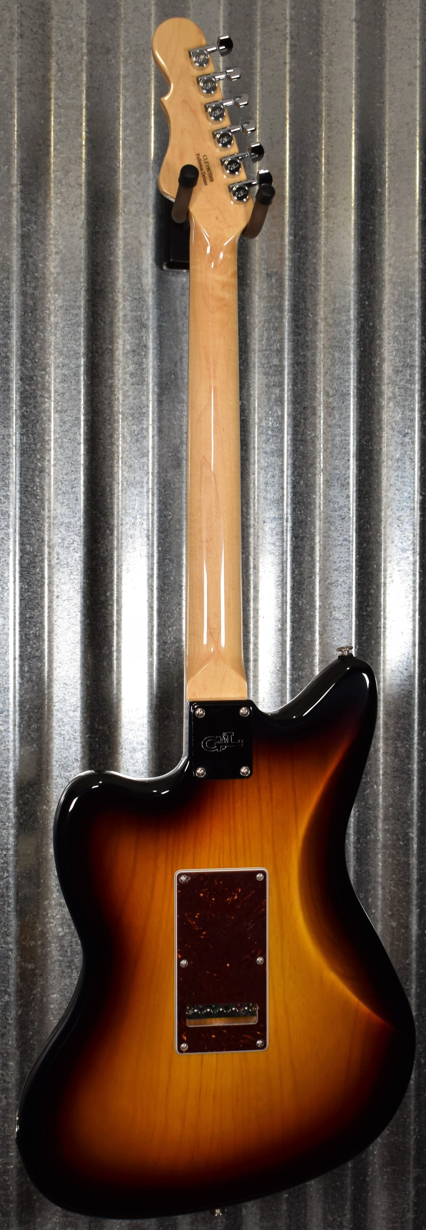 G&L USA Fullerton Deluxe Doheny 3 Tone Sunburst Guitar & Case #7008