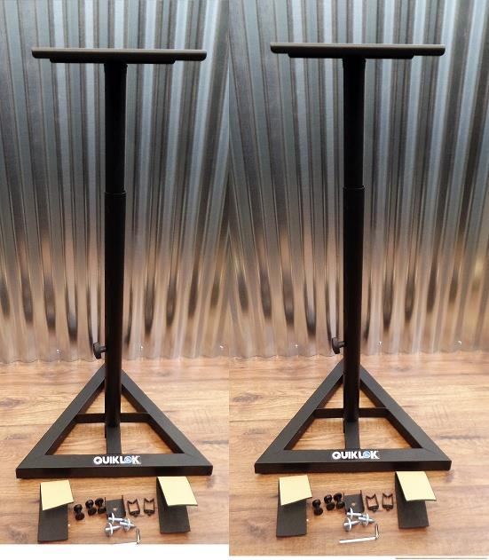 Quik-Lok BS-300 Height Adjustable Near-Field Monitor Stands Pair *