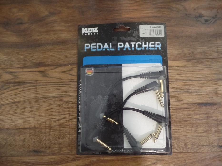 Klotz KLO-PP-AJJ Pedal Patcher Cable 3pk 6 Inch