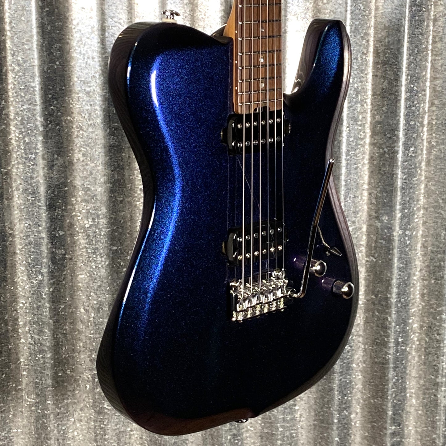 Musi Virgo Fusion Telecaster Deluxe Tremolo Indigo Blue Guitar #0421 Used