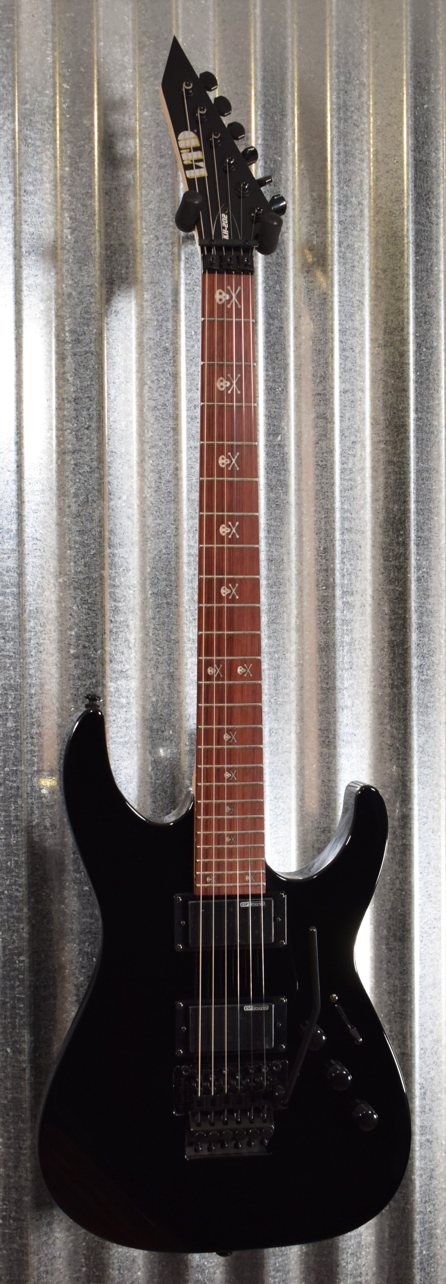 ESP LTD KH-202 Kirk Hammett Signature Gloss Black Guitar KH202 #0352