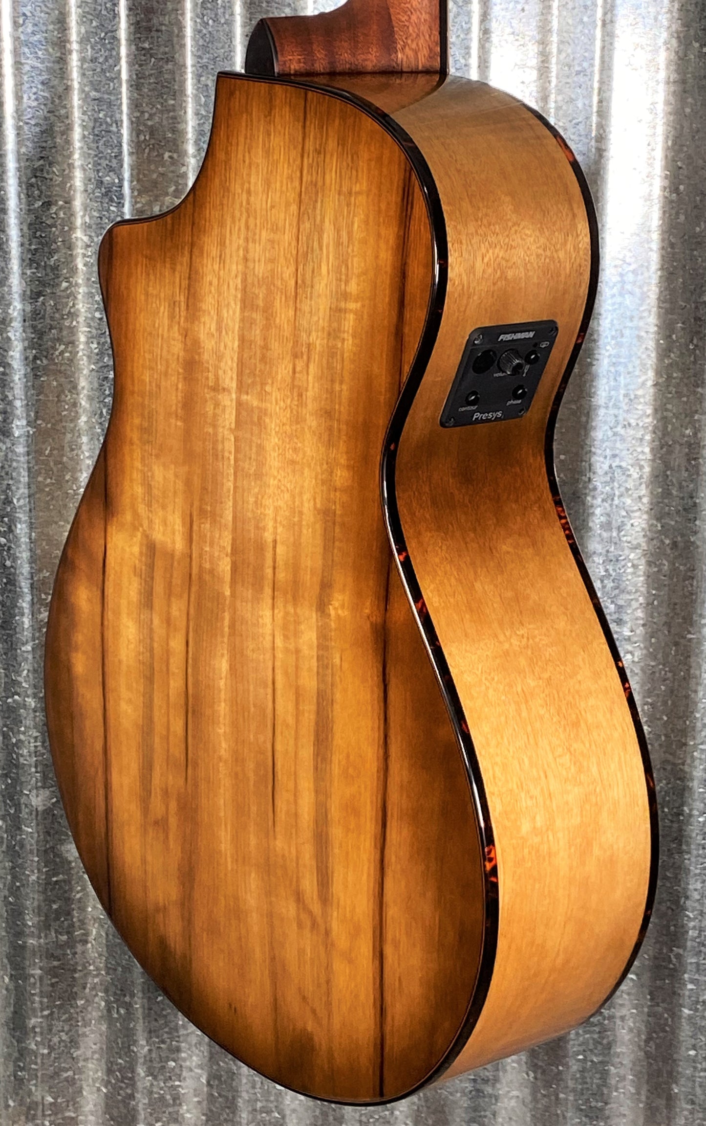 Breedlove Pursuit Exotic S Concert Amber CE Myrtlewood Acoustic Electric Guitar PSCN49CEMYMY #4744