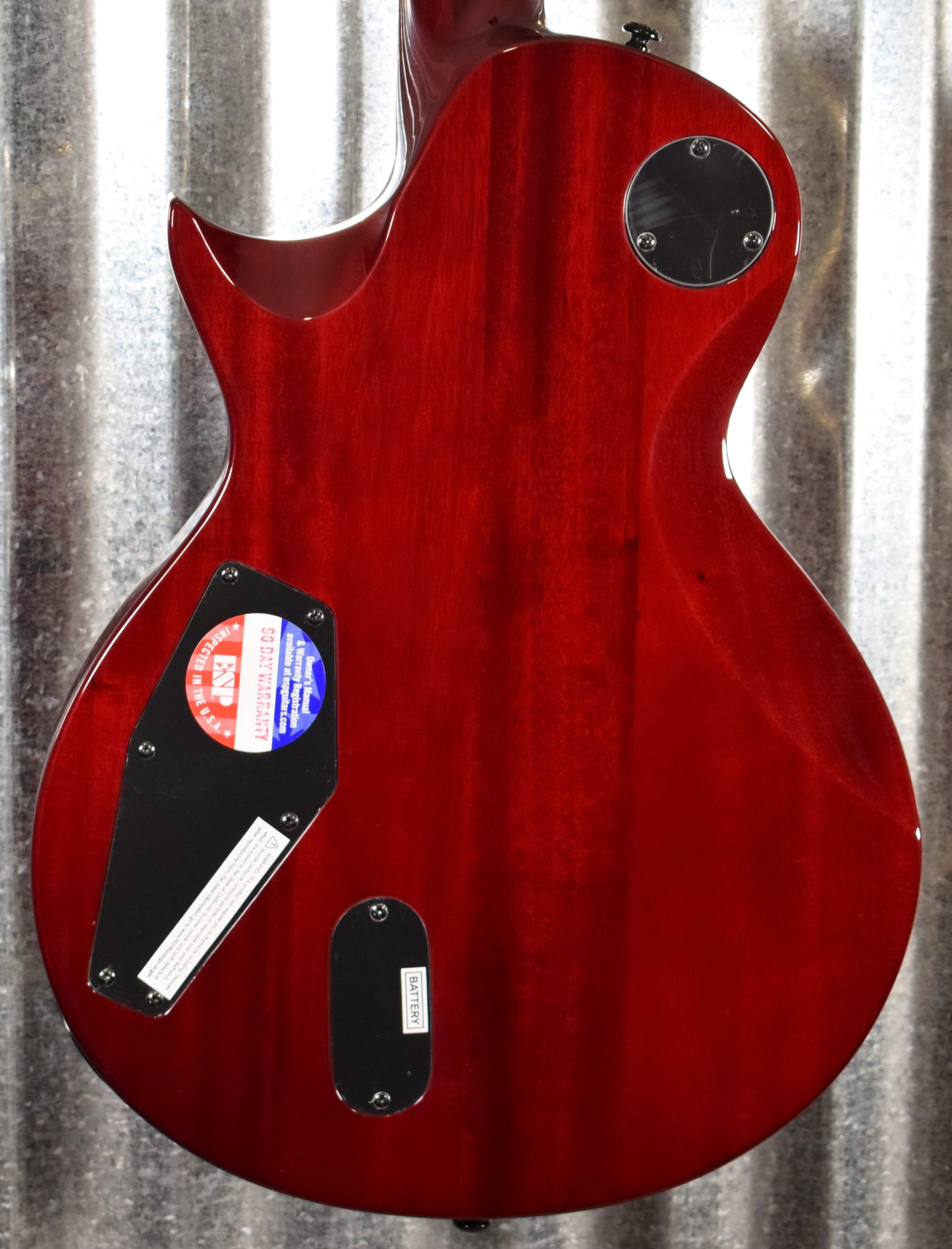 ESP LTD EC-1000 Quilt Top See Thru Black Cherry EMG Guitar LEC1000STBC #1320 Demo