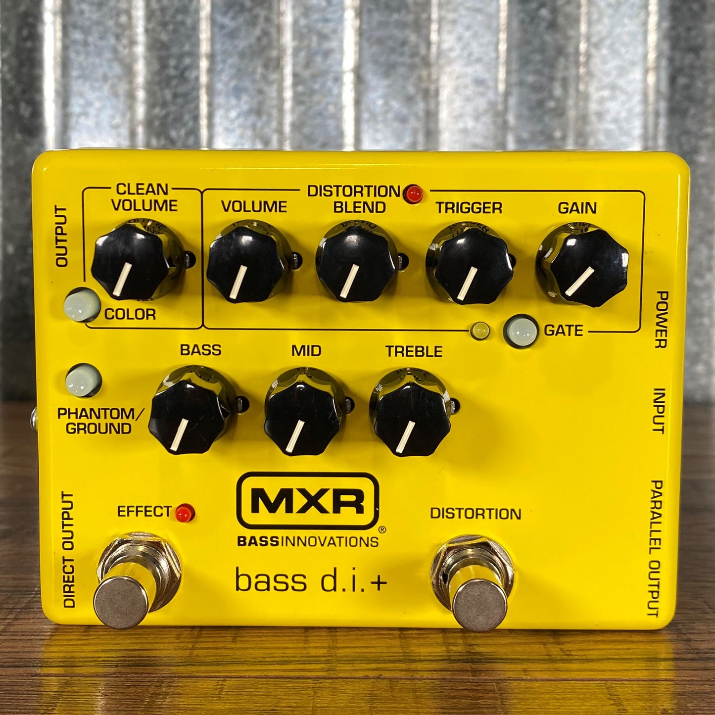 Dunlop MXR M80Y Bass Distortion + Preamp Direct Box Ikebe Yellow Effect Pedal