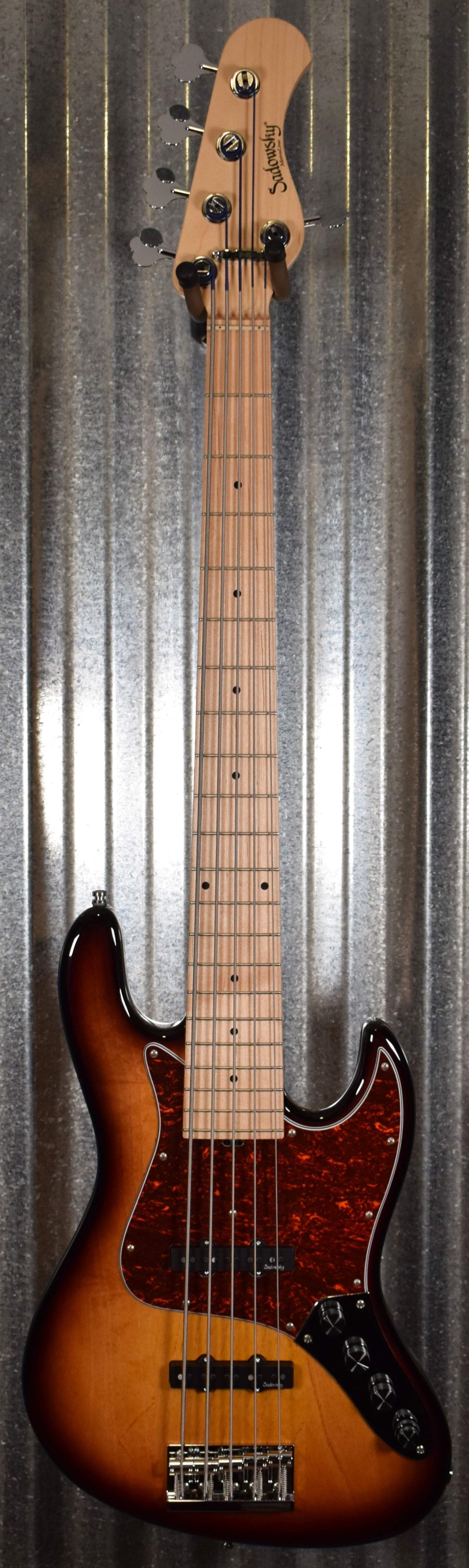 Sadowsky MetroLine 21 Fret Vintage JJ 5 String Jazz Bass '59 Burst Ash & Bag #7320