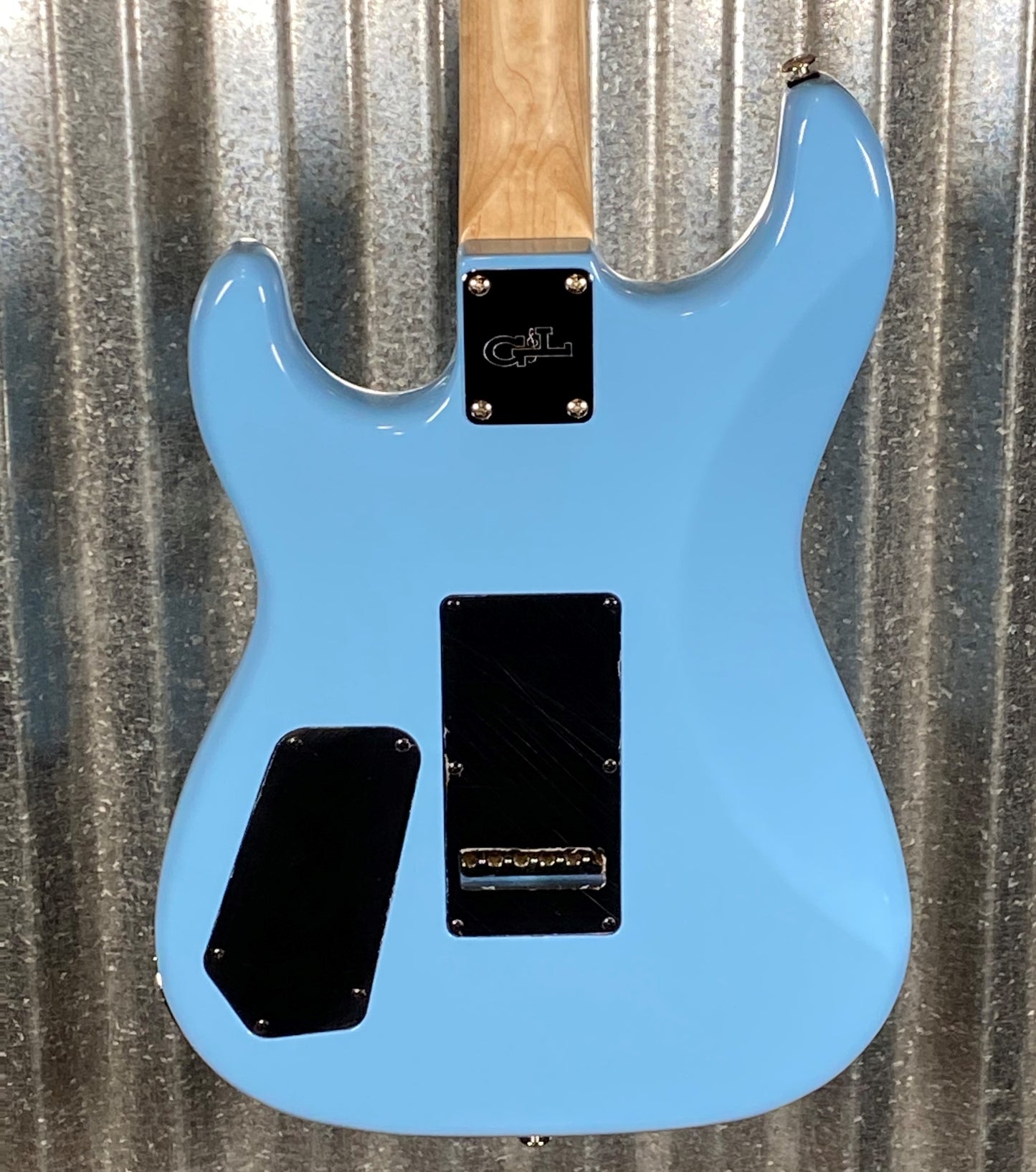 G&L USA 2021 Custom Legacy HH RMC Himalayan Blue Guitar & Bag #6284 Used