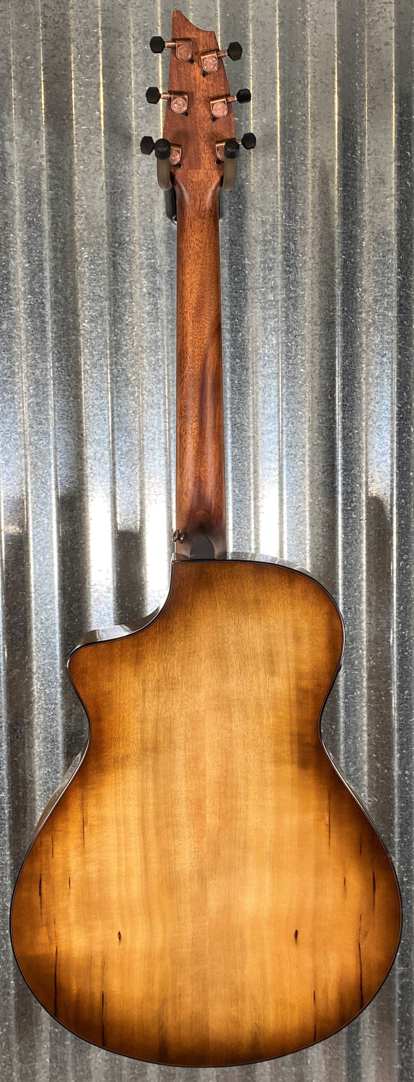 Breedlove Pursuit Exotic S Concert Amber CE Myrtlewood Acoustic Electric Guitar & Case #3511 Demo