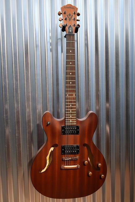 Washburn HB32DMK Distressed Matte Mahogony Semi Hollow Guitar #91003