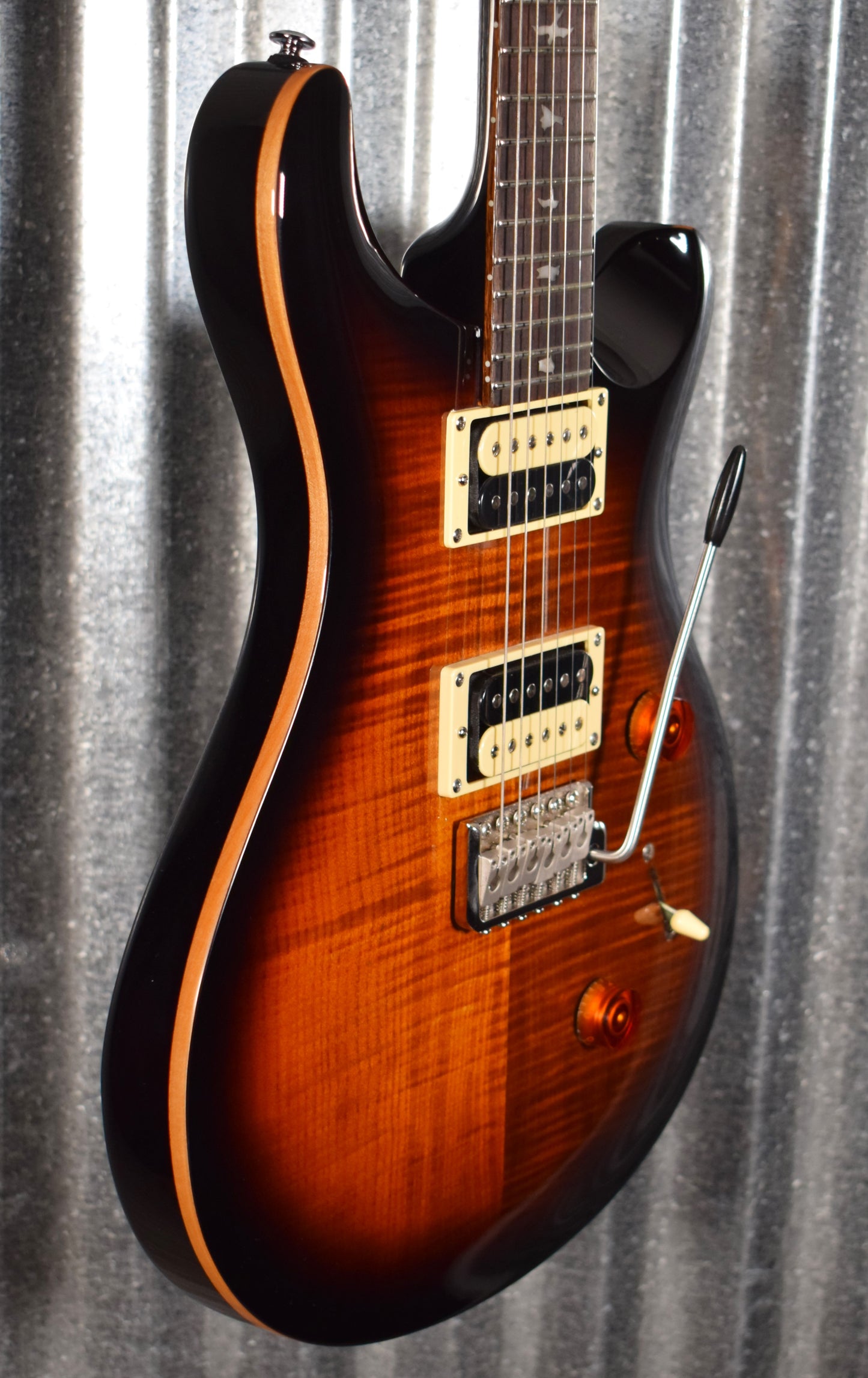 PRS Paul Reed Smith SE Custom 24 Black Gold Sunburst Guitar & Bag #4460