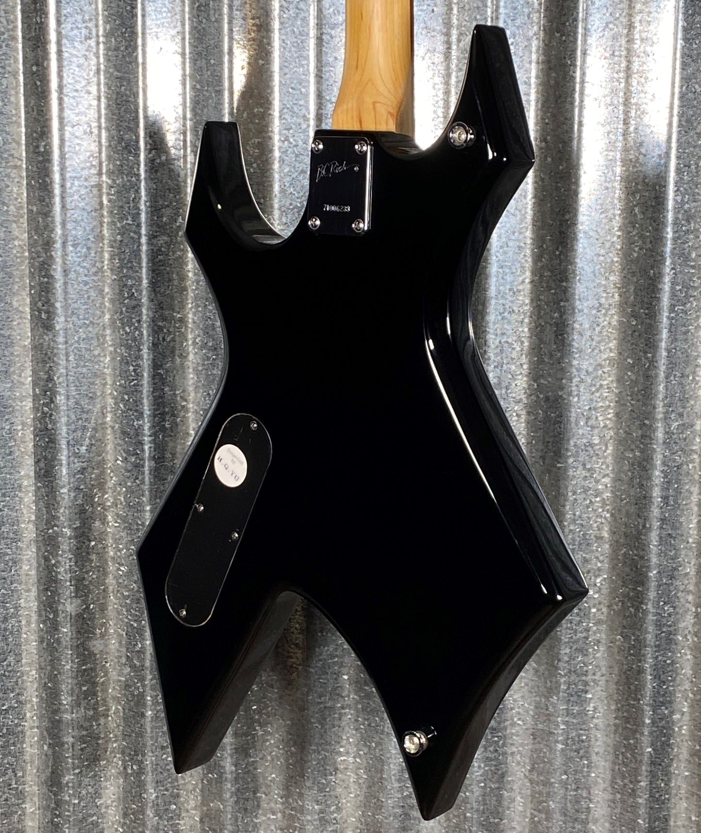 BC Rich Warlock Bronze Series Black Guitar & Bag #6239 Used