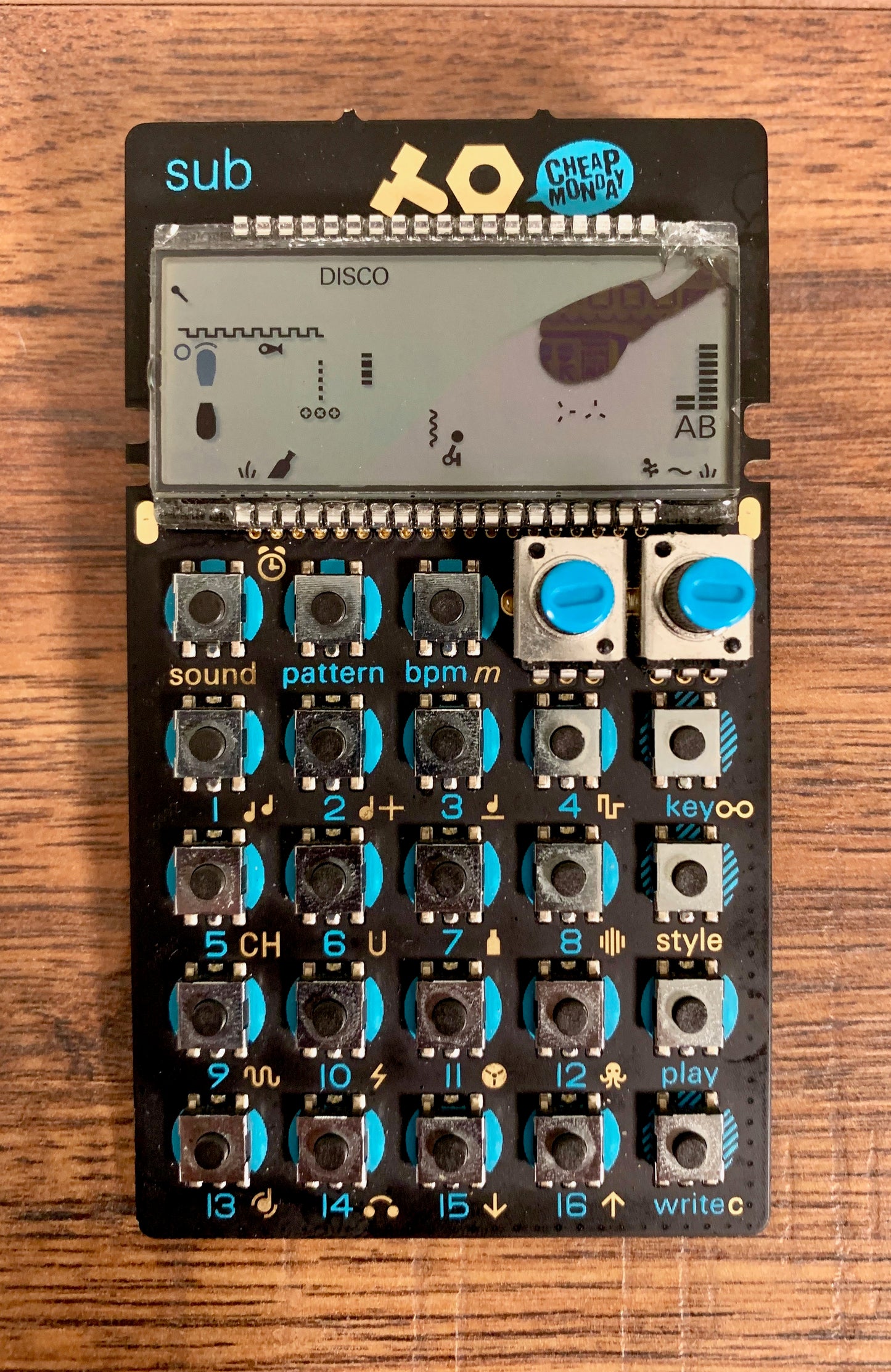 Teenage Engineering Pocket Operator Mini Synthesizer PO-14 Sub Used