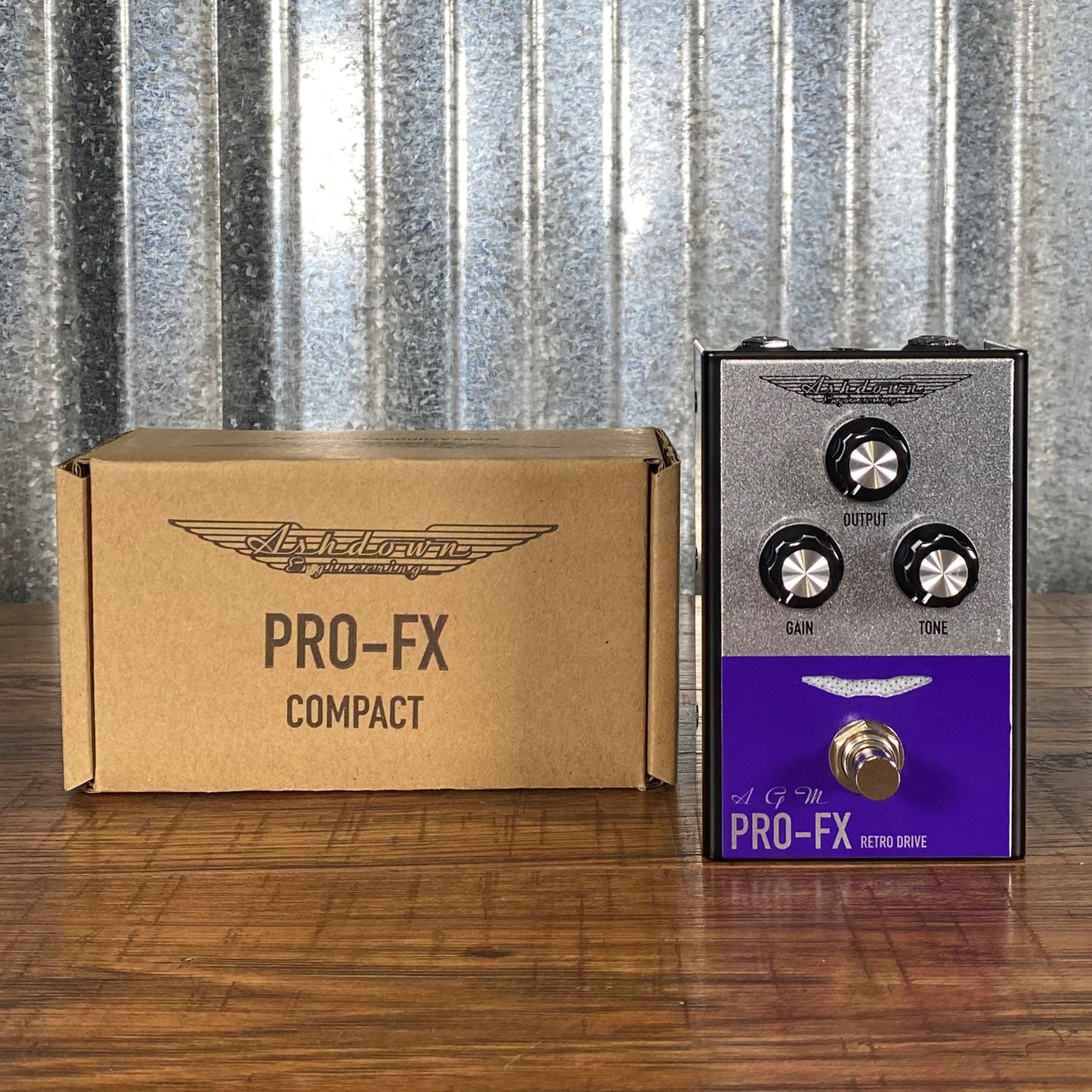 Ashdown PFX-RETRO AGM Pro FX Retro Drive Overdrive Guitar Effect Pedal