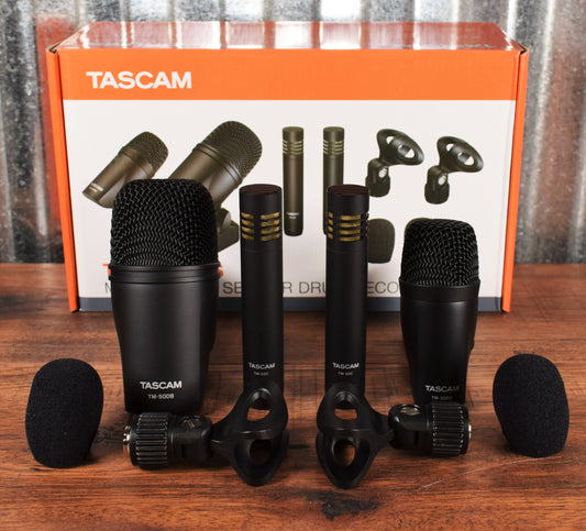 Tascam TM-Drums 4 Drum Microphone Kit TM-50DB TM-50DS TM-50C