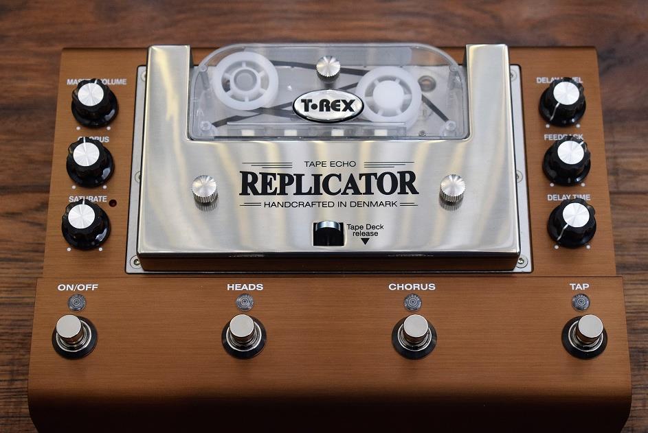 T-Rex Engineering Replicator Tape Echo Guitar Effect Pedal & Case Demo #333