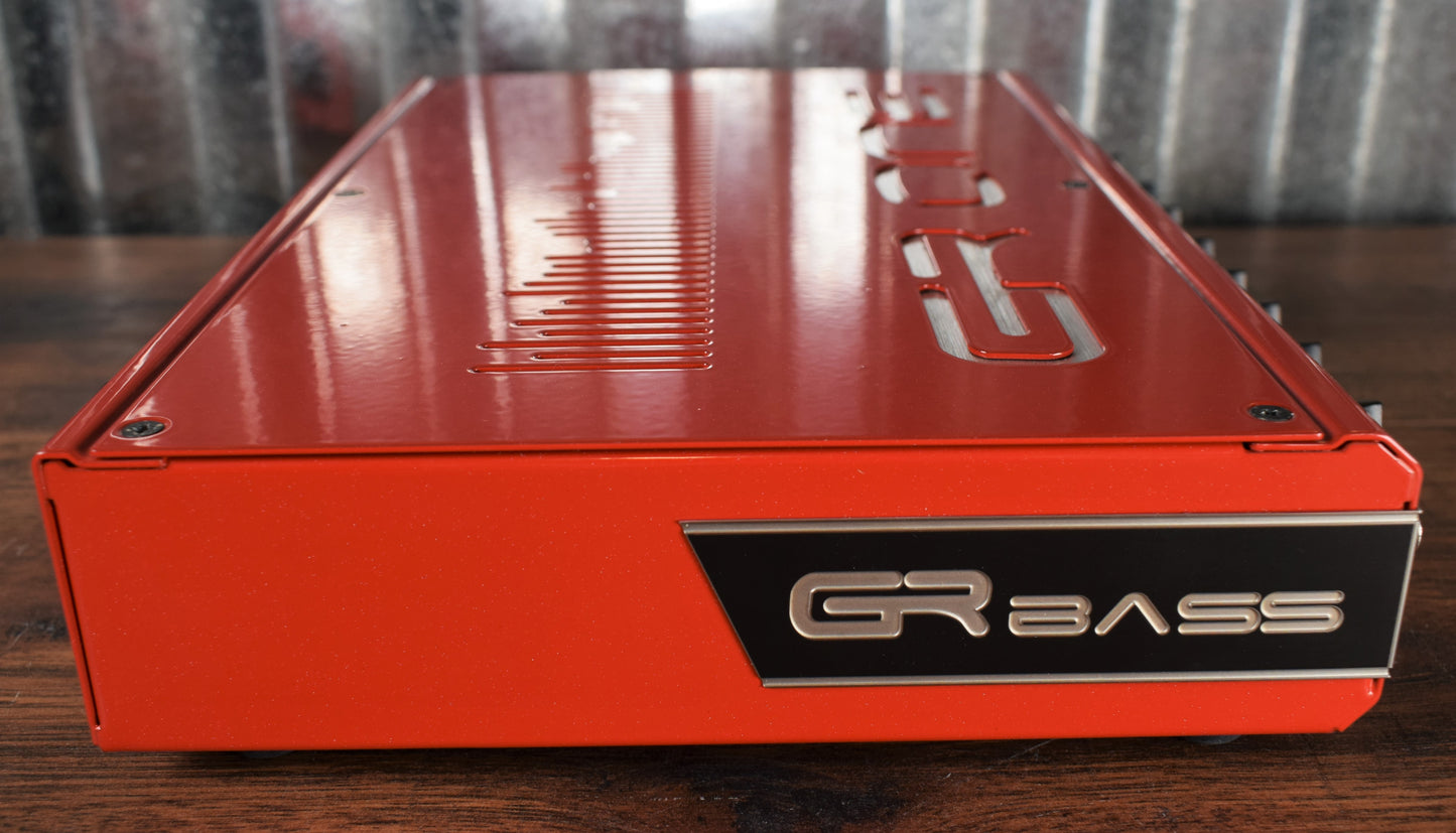 GR Bass One 800 Compact Lightweight 800 Watt Bass Amplifier Head with Tuner Red