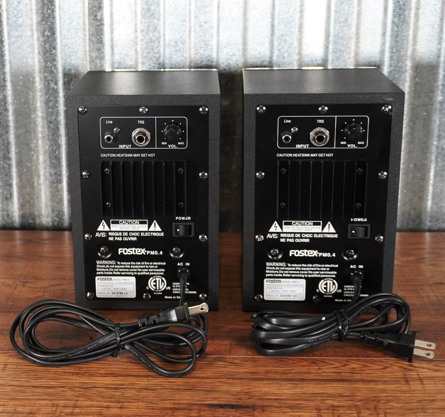 Fostex PMO.4 Studio Monitor Pair Used