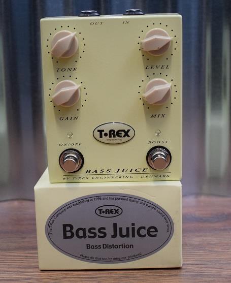 T-Rex Engineering Bass Juice Bass Guitar Overdrive Boost Effect Pedal Demo #918
