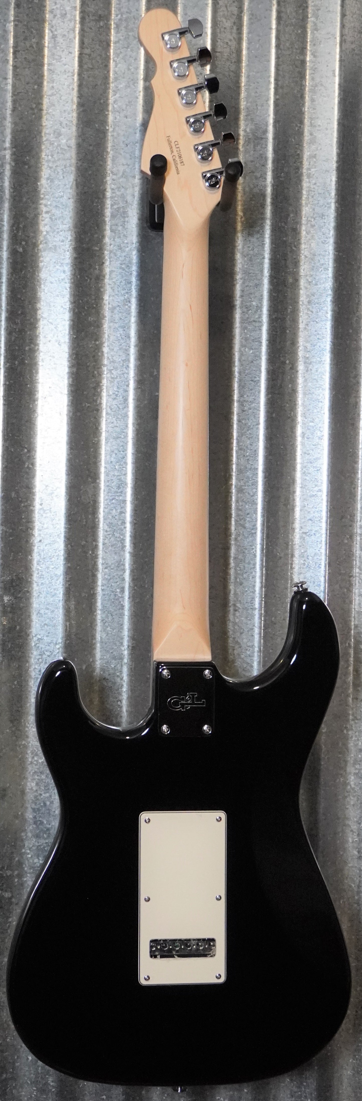 G&L USA Comanche Jet Black Rosewood Satin Neck Guitar & Case #6187