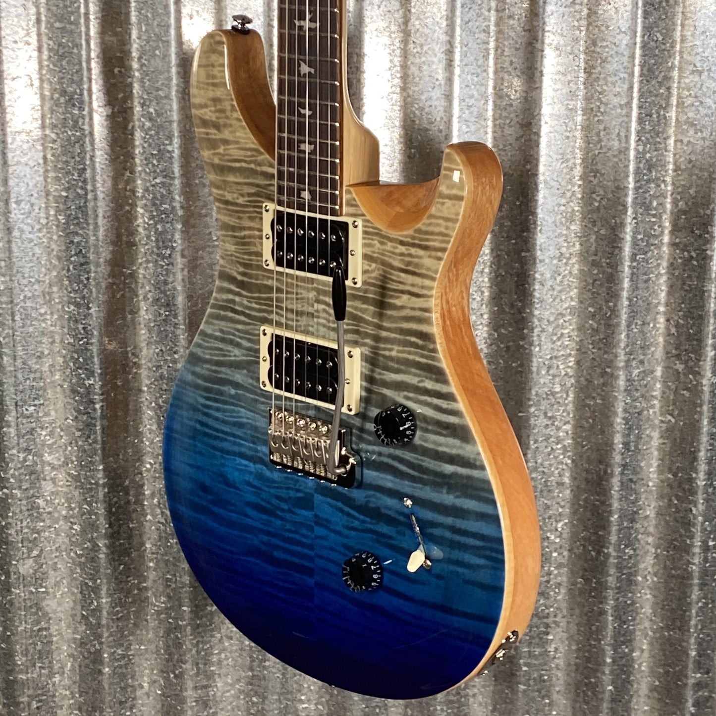 PRS Paul Reed Smith Limited Edition SE Custom 24 Blue Fade Guitar & Bag #4344