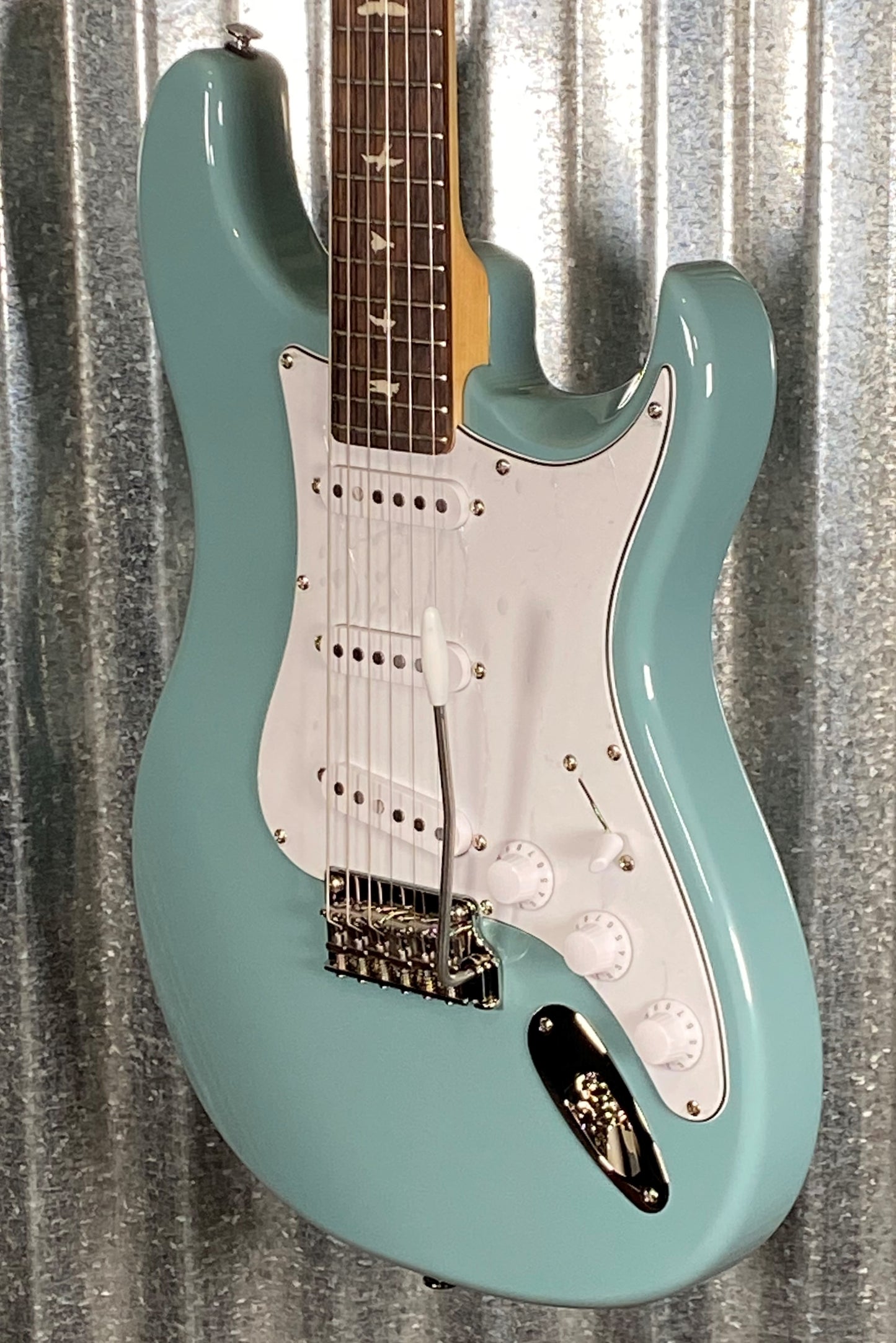 PRS Paul Reed Smith SE Silver Sky Stone Blue Guitar & Bag #5445