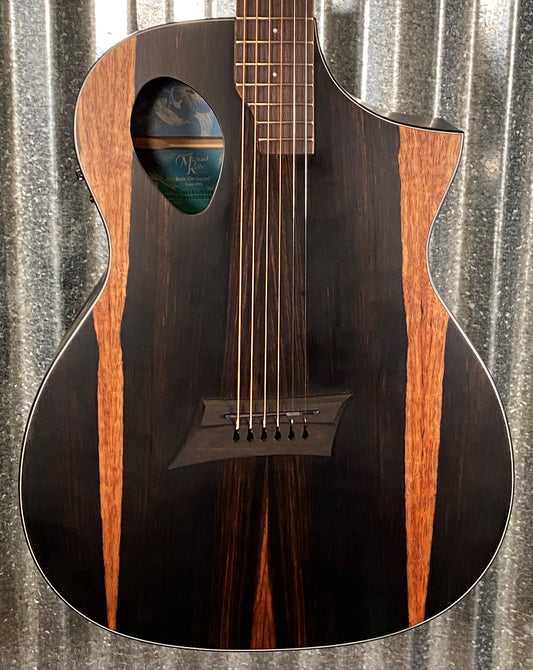 Michael Kelly MKFESJESFX Forte Port Exotic Java Ebony Acoustic Electric Guitar #0035