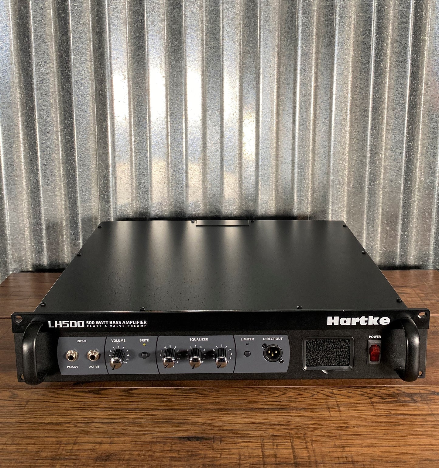 Hartke LH500 500 Watt Rack Mountable Hybrid Bass Amplifier Head Used