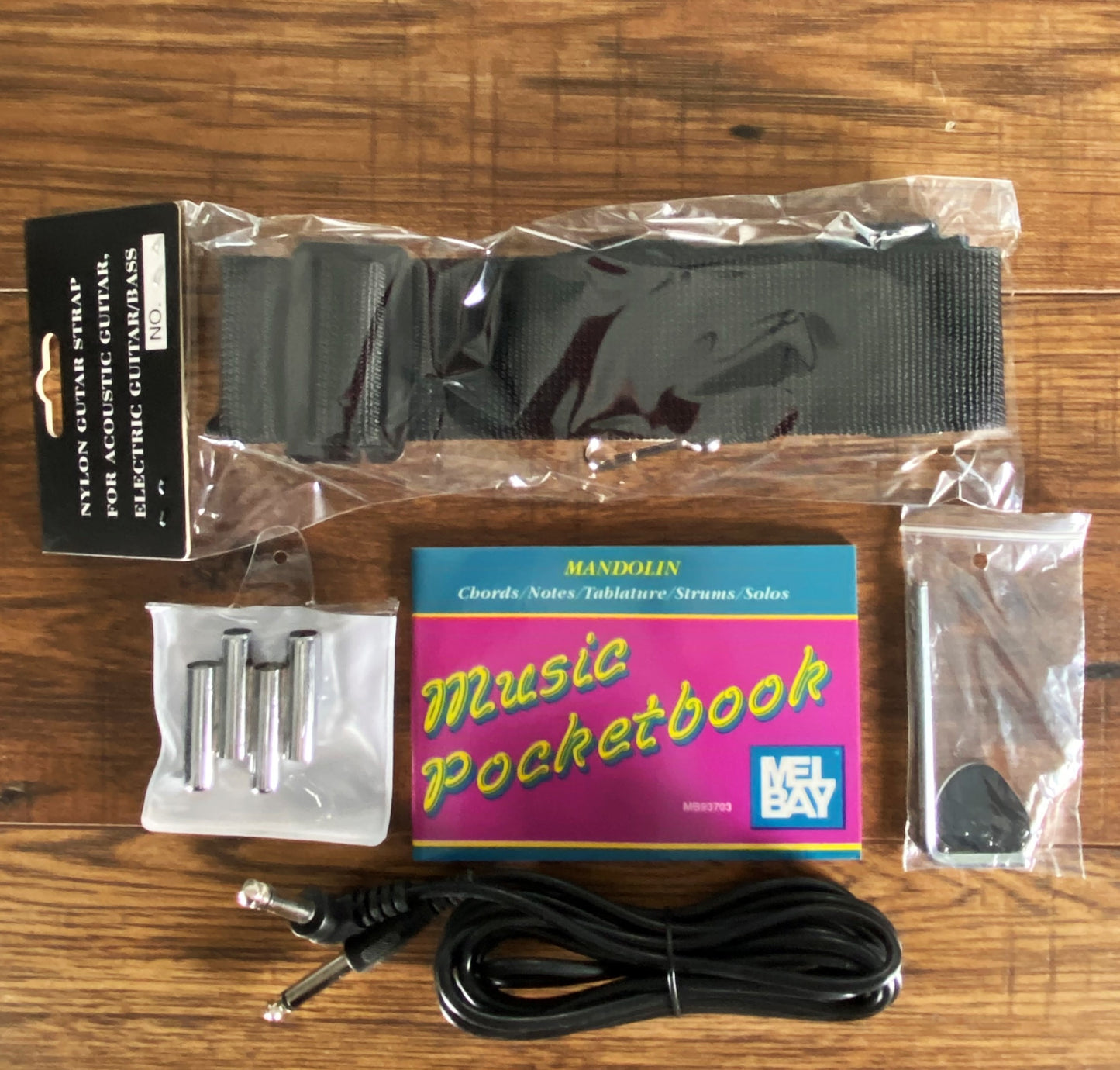 Washburn M3EK Mandolin Pack with Tuner Picks Straps & Bag M3EK-A-U #5631