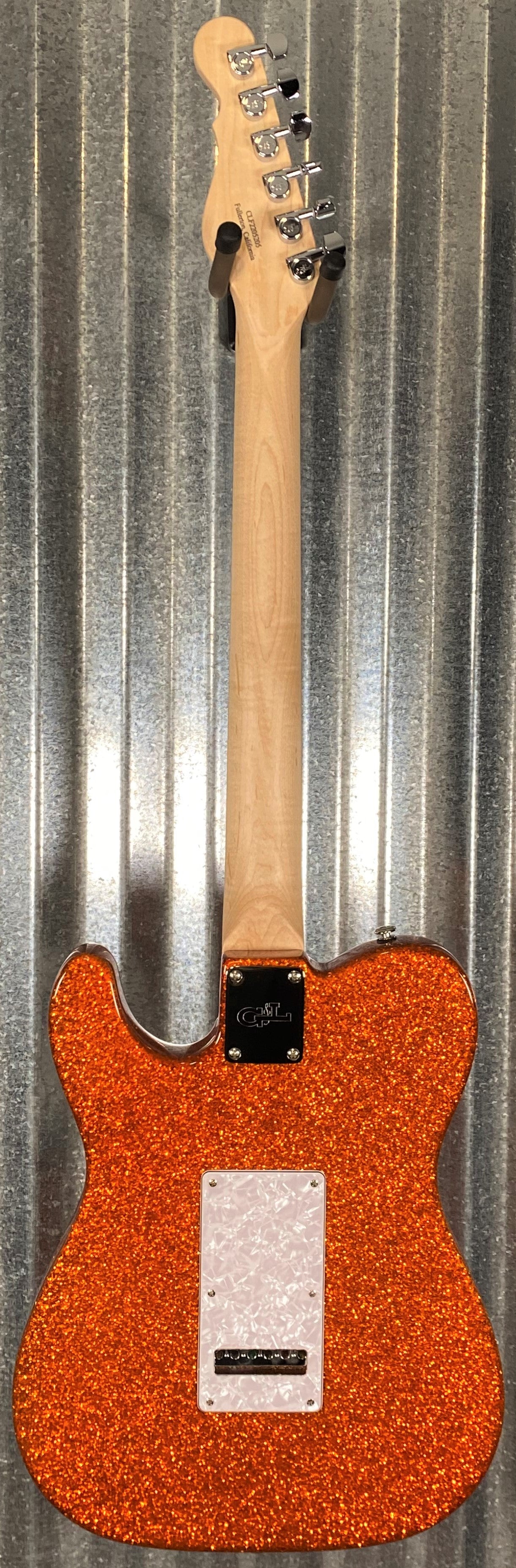 G&L USA ASAT Special Orange Metal Flake Guitar & Case #5205