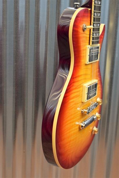 Hamer The Monaco Single Cut Cherry Sunburst Electric Guitar #259