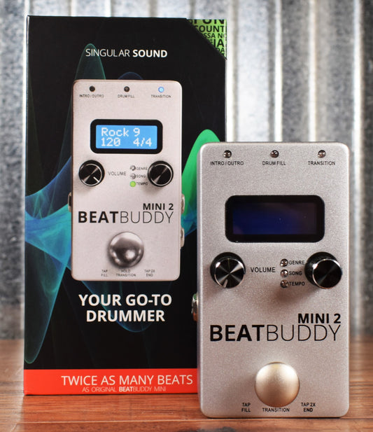 Singular Sound BeatBuddy Mini 2 Drum Machine Guitar Effect Pedal
