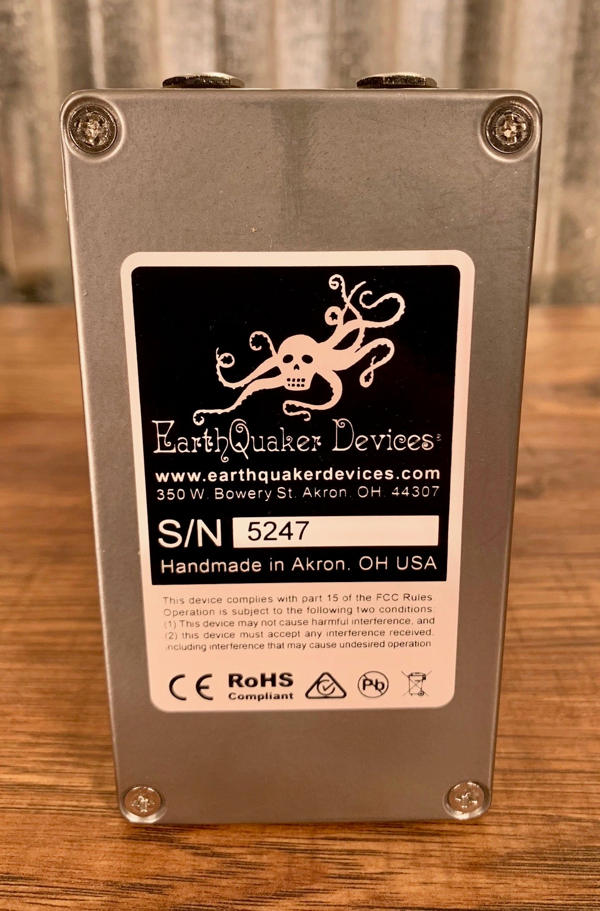 Earthquaker Devices EQD Sea Machine V3 Super Chorus Guitar Effect Pedal