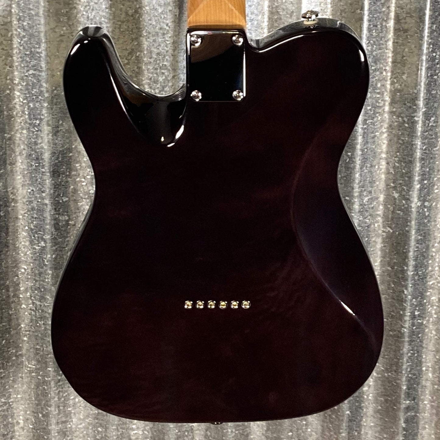 Musi Virgo Classic Telecaster Transparent Black Guitar #0267 Used