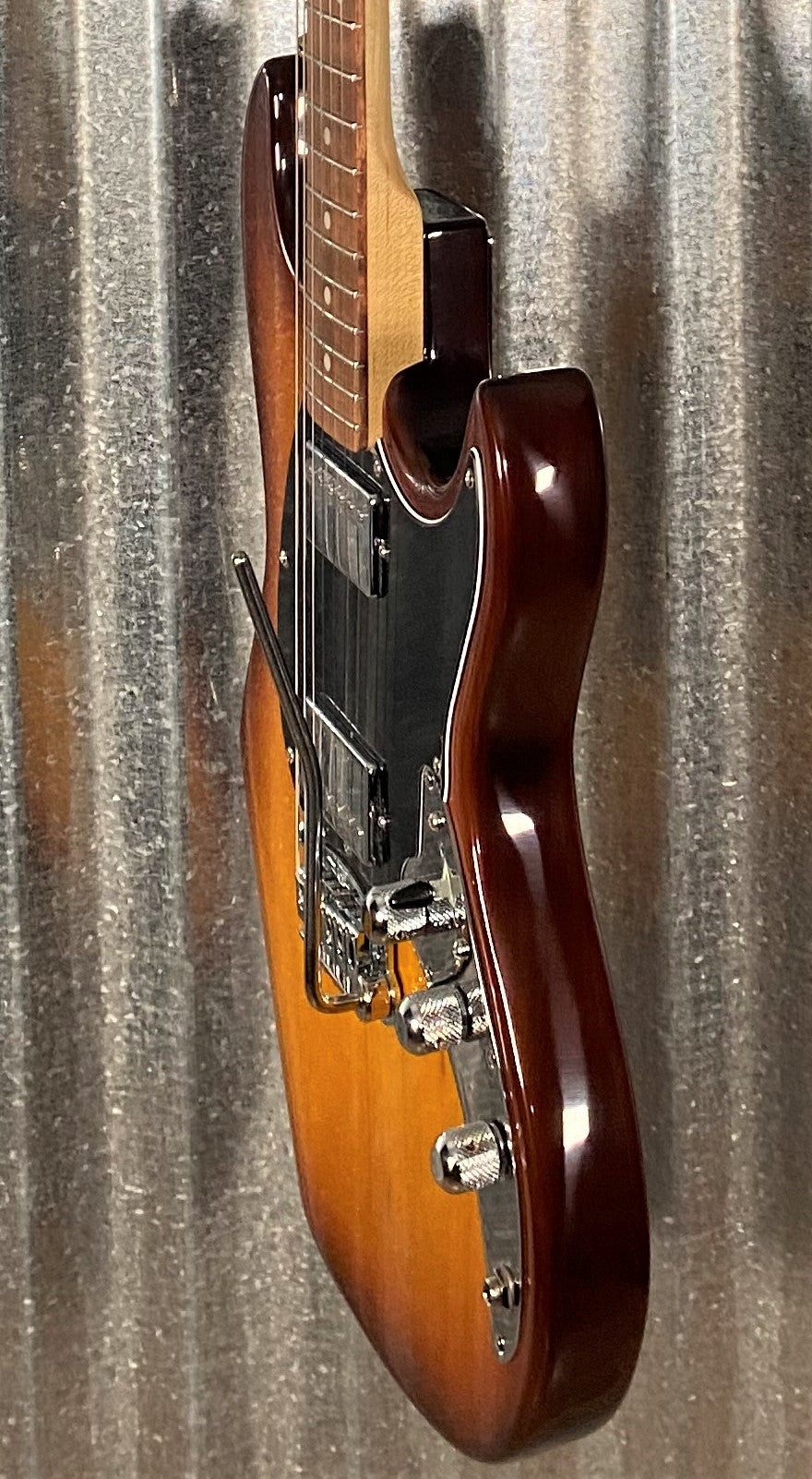 G&L USA Fullerton Deluxe Skyhawk HH Old School Tobacco Sunburst Guitar & Bag #9106