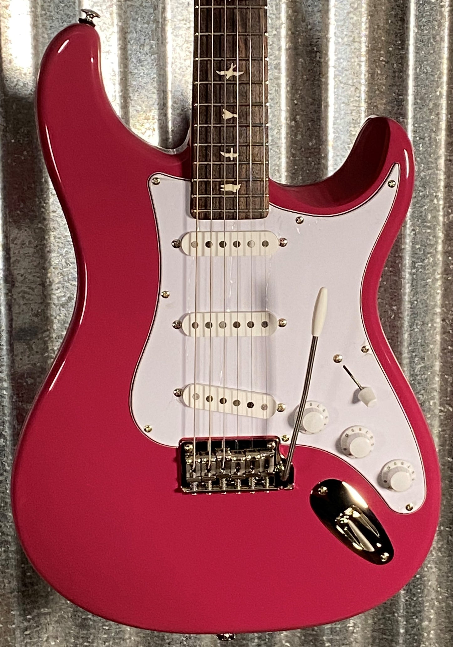 PRS Paul Reed Smith SE Silver Sky Dragon Fruit Guitar & Bag #0424