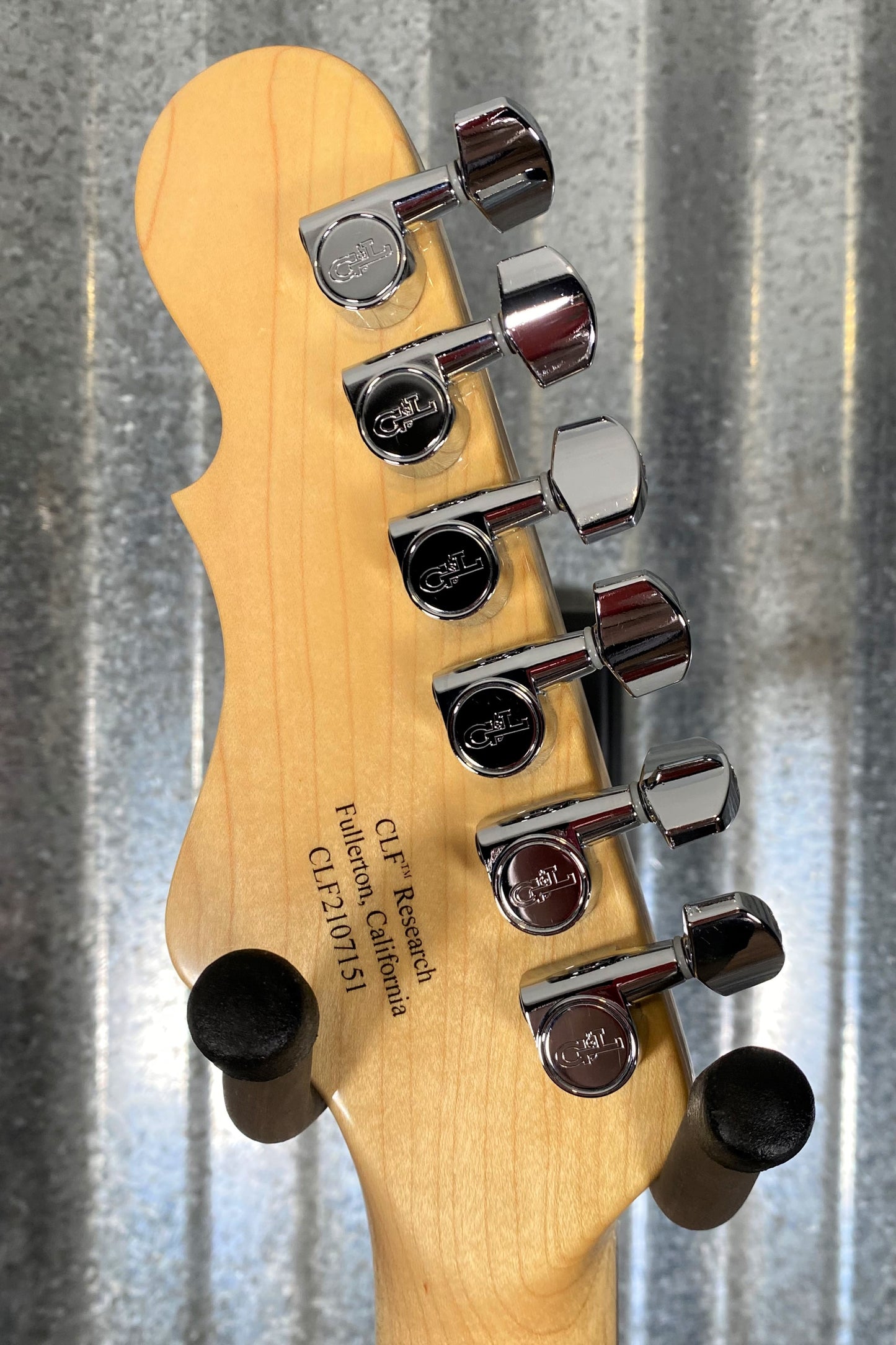 G&L USA CLF Research Doheny V12 Pharaoh Gold Guitar & Case #7151 Demo