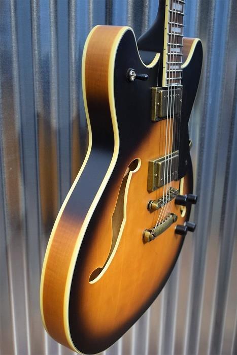 Washburn Guitars HB36 VIntage Matte Semi Hollow Body Guitar #052