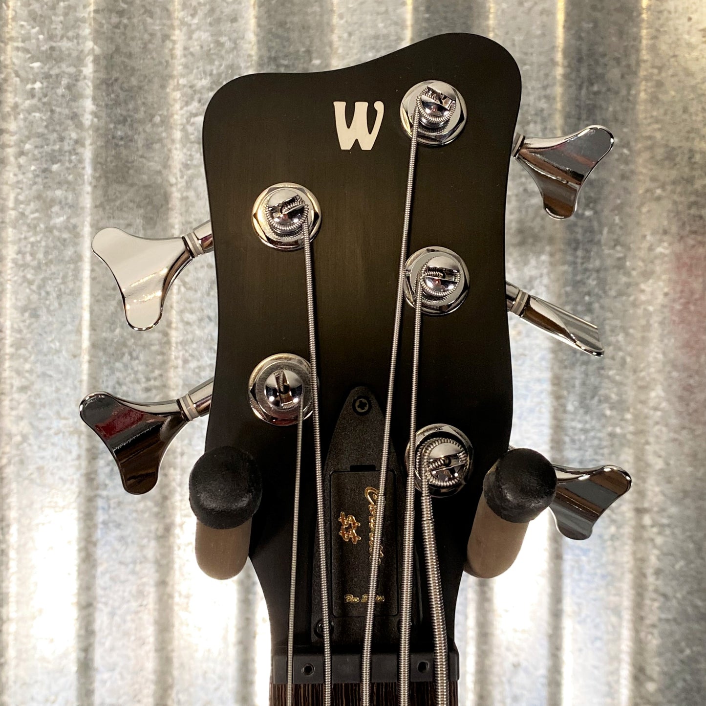 Warwick German Pro Series Corvette $$ Left Hand 5 String Bass LTD Edition Lagoon Blueburst & Bag #1822