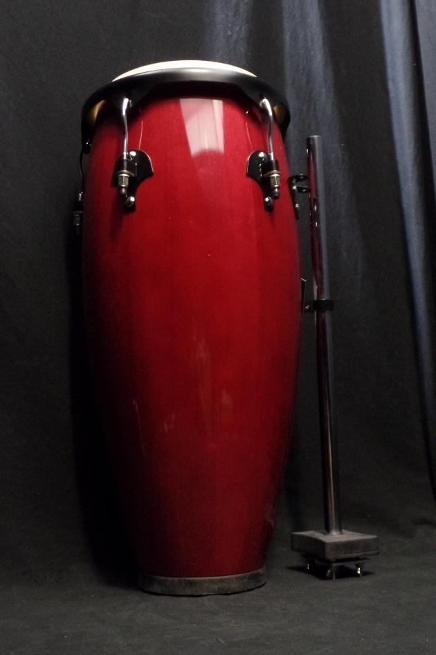 Toca Synergy 2300RR 10" Rio Red Conga & Mount *