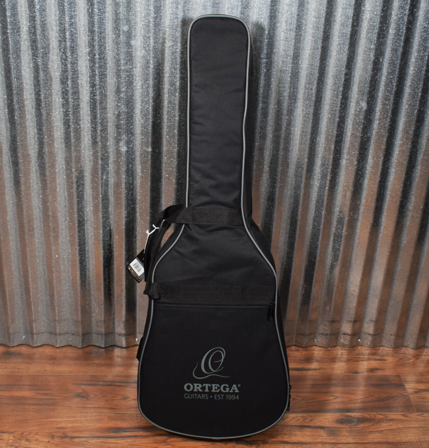 Ortega RGA-PLT Gaucho Acoustic Nylon String Parlor Platinum Grey Guitar & Bag #0066