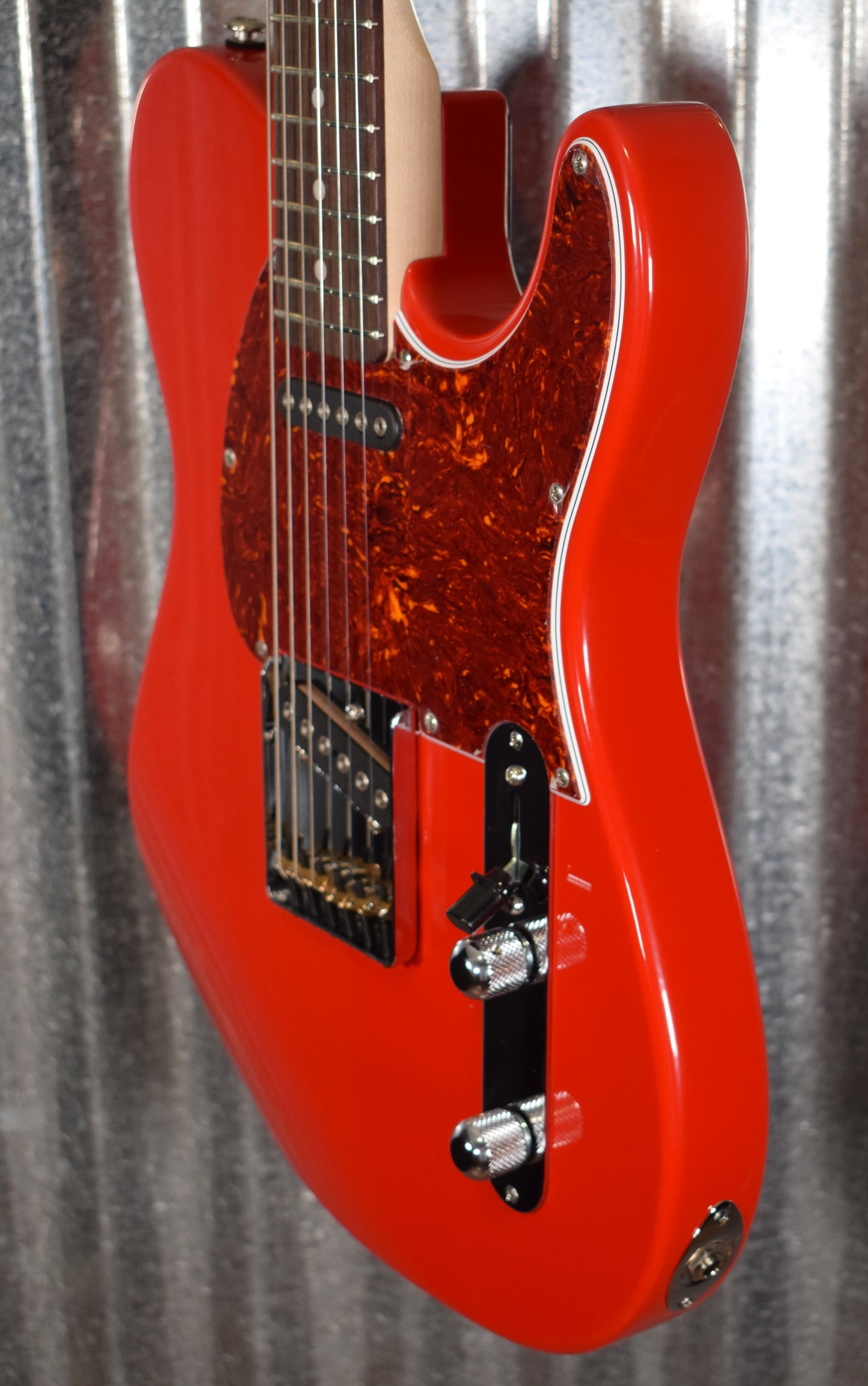 G&L USA ASAT Classic Rally Red Rosewood Satin Neck Guitar & Case #5217