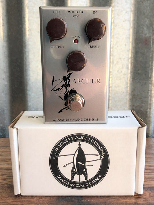J. Rockett Audio Designs Archer Boost Overdrive Guitar Effect Pedal