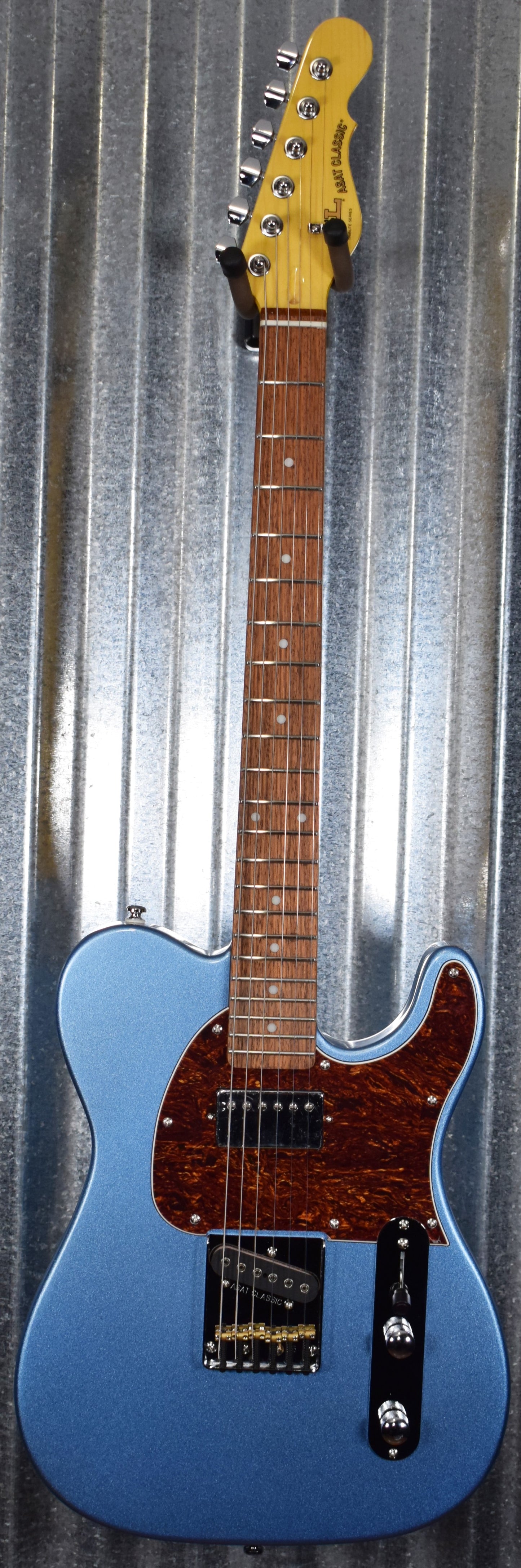 G&L Tribute ASAT Classic Bluesboy Lake Placid Blue Guitar #9387 Used
