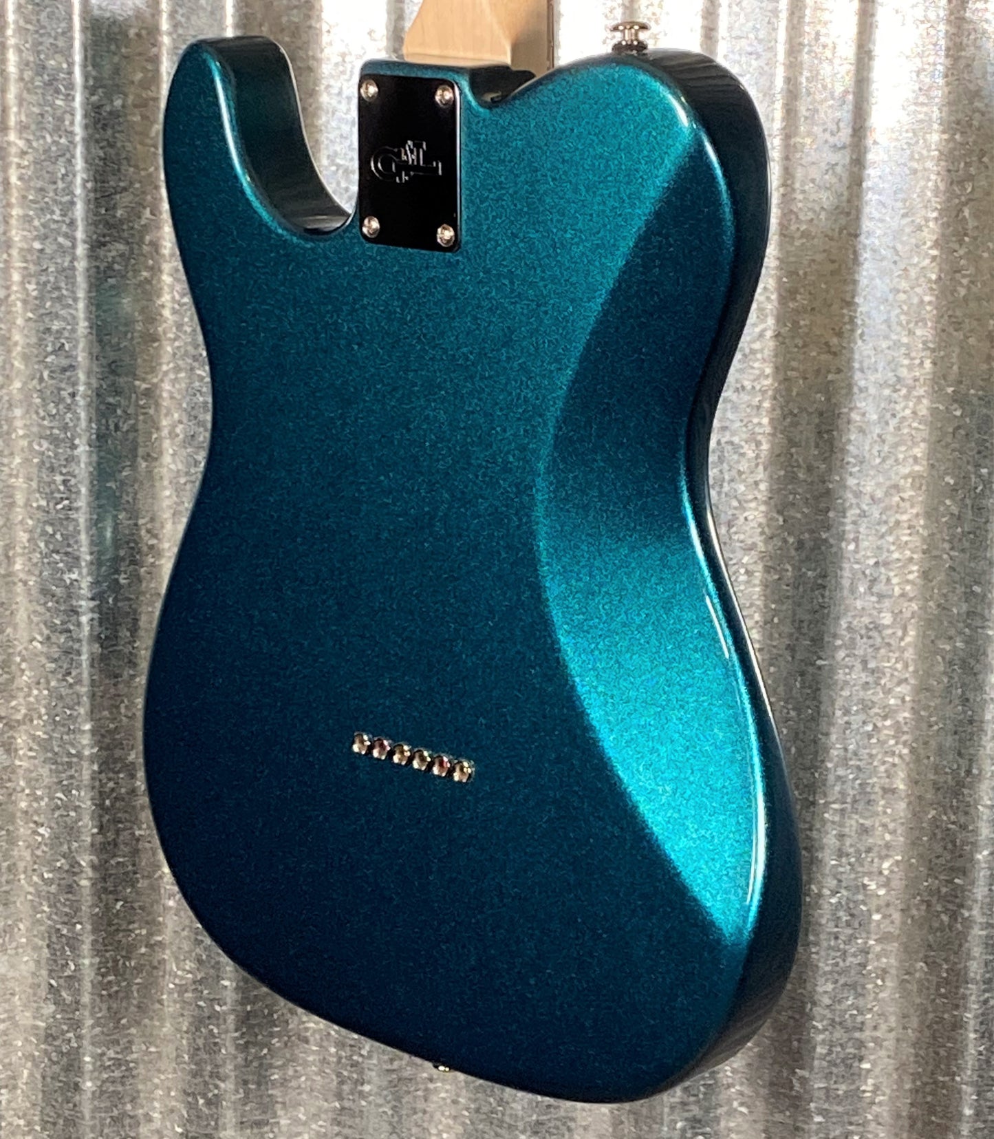 G&L USA 2023 Custom ASAT Classic Emerald Blue Metallic Guitar & Bag #1206 Used