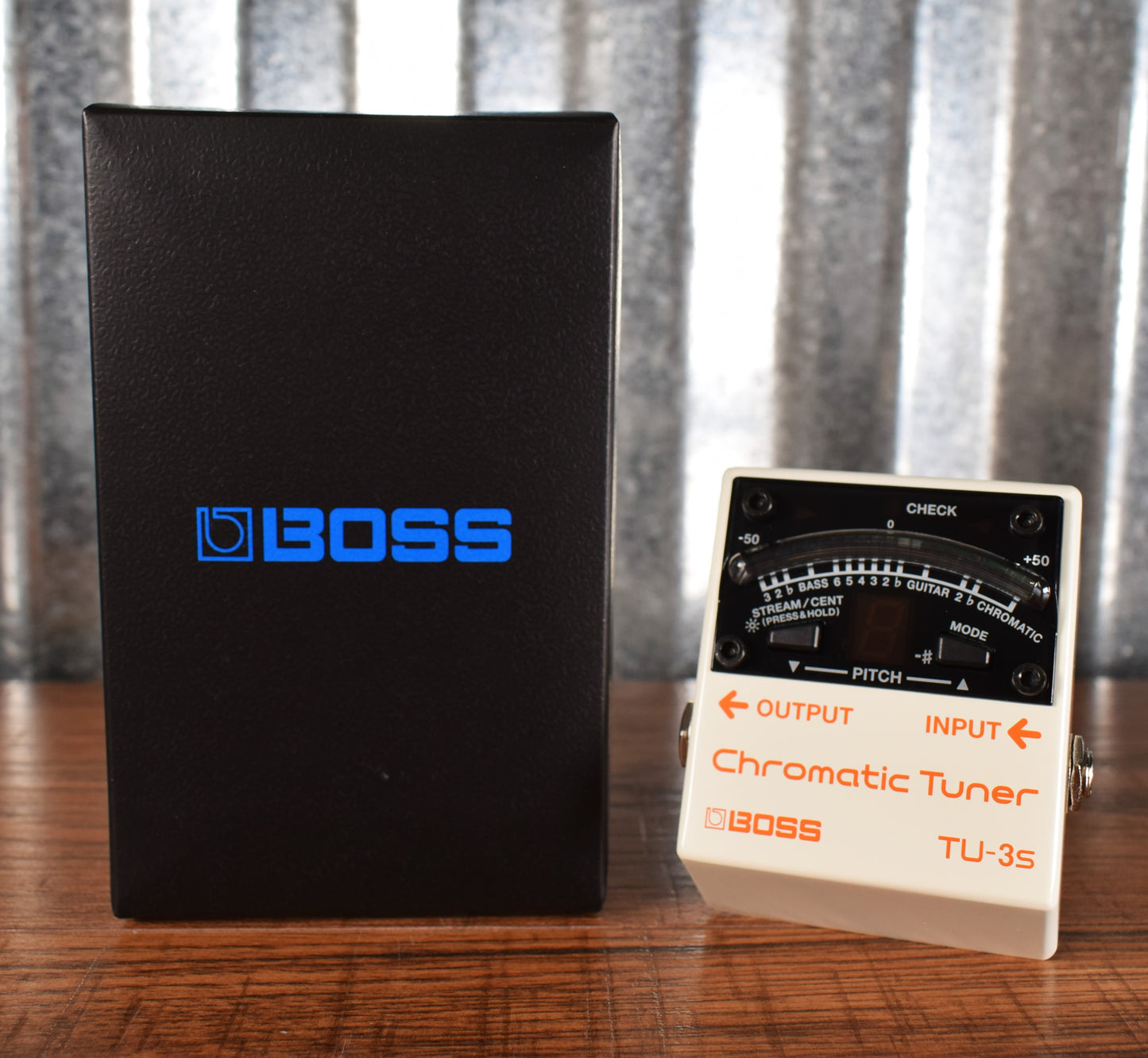 Boss TU-3S Chromatic Tuner Guitar & Bass & Effect Pedal Power Supply