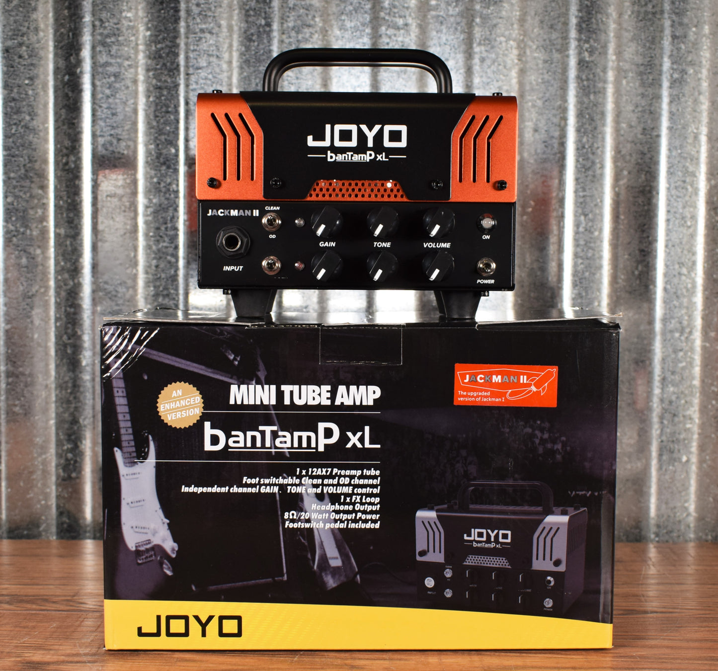 Joyo Bantamp XL Jackman II Mini 20 Watt Hybrid Tube Bluetooth Guitar Amplifier Head